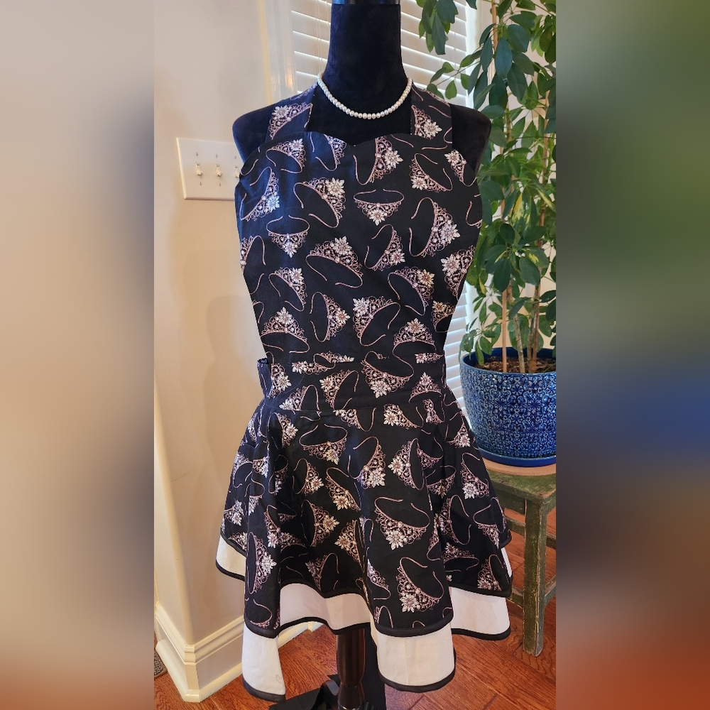 Black and White Patterned Dress